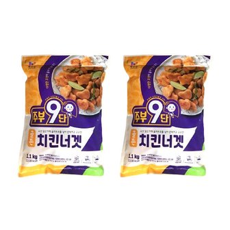  목우촌 골든 치킨너겟 1.1kg X 2개