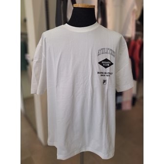 휠라 [여주점] FS2RSH2107X OWH 냉감 3단 로고 반팔티 남여공용