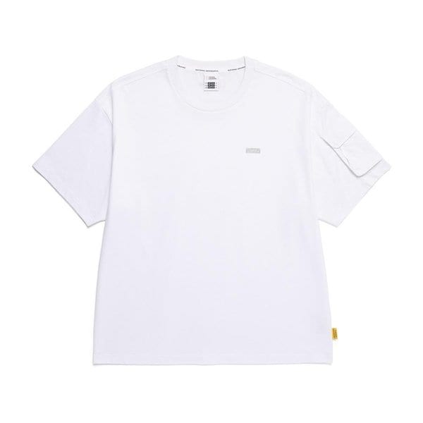 [부산점] N252MTS110 010 내셔널지오그래픽 NRN 소매 포켓 세미오버핏 반팔 티셔츠