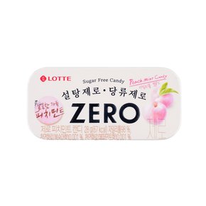 롯데 제로 피치민트캔디 28g