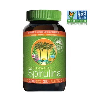  co/푸어 하와이안 스피루리나 3000mg 360정 Pure Hawaiian Spirulina