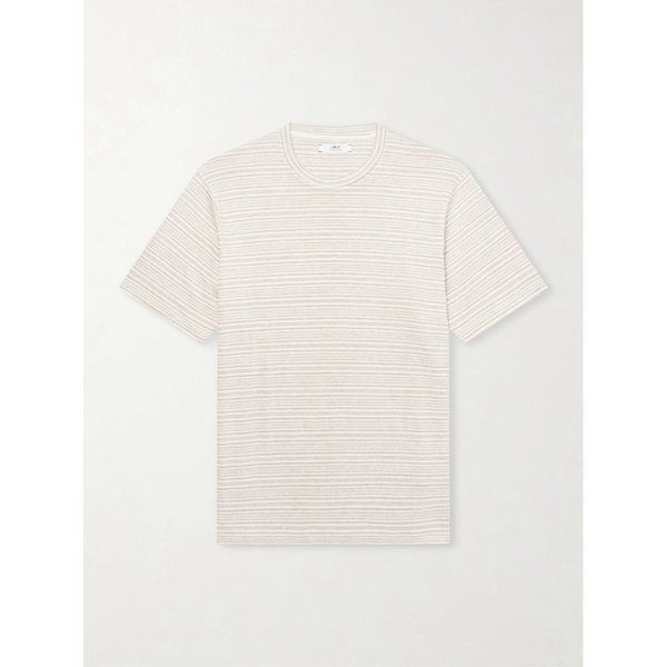 미스터 피 스트라이프 리넨 티셔츠 46376663163004806