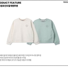 초등  여아원포인트절개맨투맨 R2431T159_KG