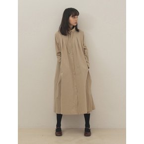 Wide Core Dress_BEIGE