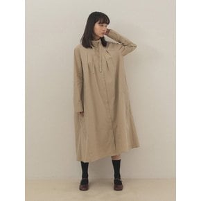 Wide Core Dress_BEIGE