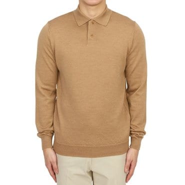 아페쎄 남성 카라 니트 WVAWM H23593 PBC BEIGE CHINE
