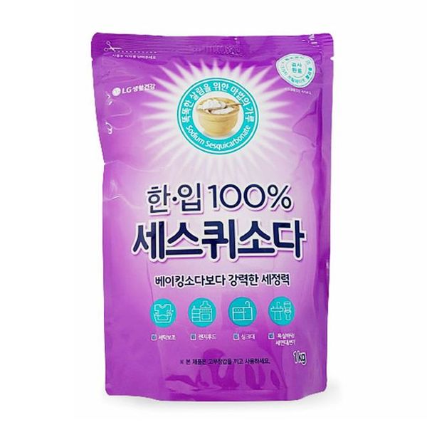 한입 보다 강력한 세탁보조 세스퀴소다1kg/베이킹소다