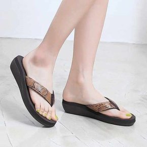 kami et muse Python strap wedge flip flop_KM21s114