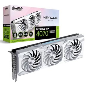 이엠텍 지포스 RTX 4070 Ti SUPER MIRACLE WHITE D6X 16GB