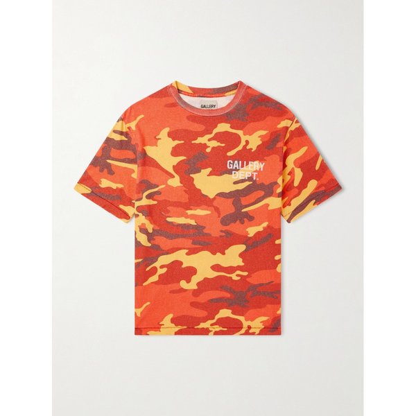 수베니어 카모플라주 로고 프린트 코튼 저지 티셔츠 46376663162903336