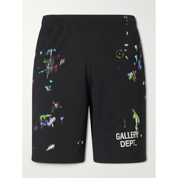 스튜디오 짐 스트레이트 레그 페인트 스플래터 메쉬 쇼츠 46376663162903350