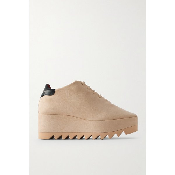 스텔라매카트니 스니크-아이즈 브러시드 브로그 슈즈 46376663162900212