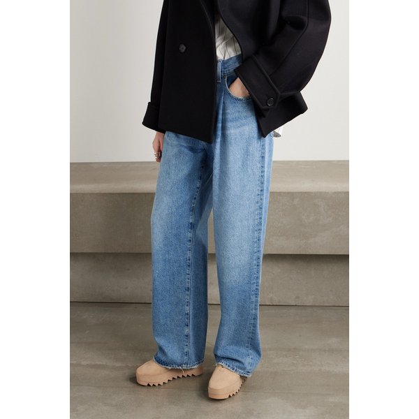 스텔라매카트니 스니크-아이즈 브러시드 브로그 슈즈 46376663162900212