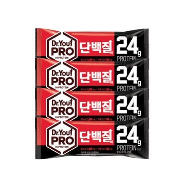 너만아는과자점 오리온 닥터유 프로 단백질바 70g x 4개 / 프로틴바 함량24g