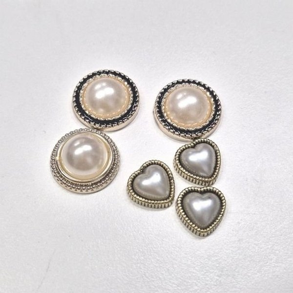 고품질 하트 트렌드 올 진주 큐빅 비즈 diy 재료 악세서리 (WFJD3EW)