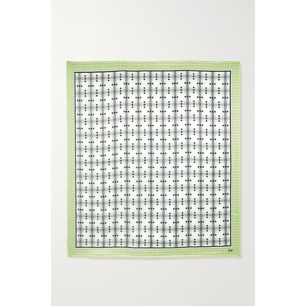 올리비아 본 할 던어웨이 실크 새틴 스카프 46376663163037999