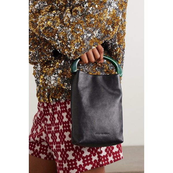 글로시 레진 핸들 숄더백 46376663162958604