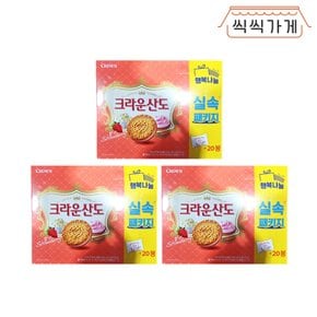 크라운산도 딸기 대용량 20입 x 3ea