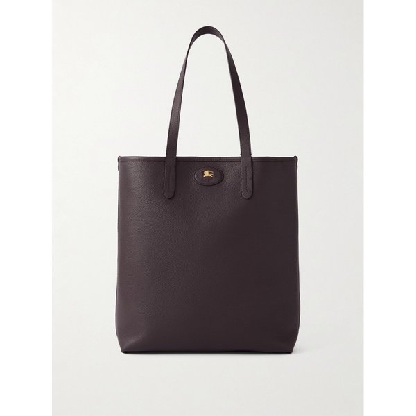 리버시블 풀그레인 가죽 체크 캔버스 토트백 46376663162993562