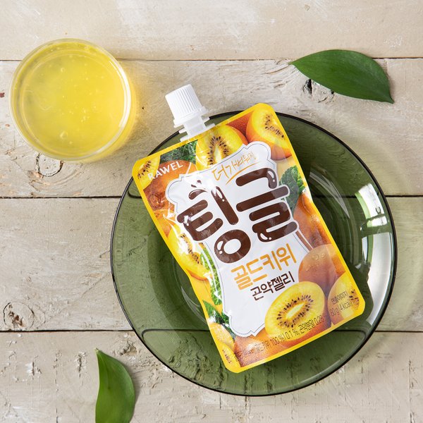 로엘 팅글 4kcal 곤약젤리 골드키위 80g 1팩