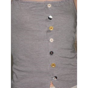 Amelia Buttons Top STRIPE