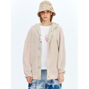 Knit Hoody P-Beige