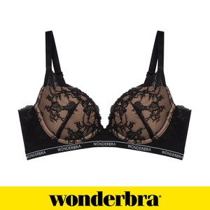 WONDERBRA 플로럴 부스트 브라1종 블랙