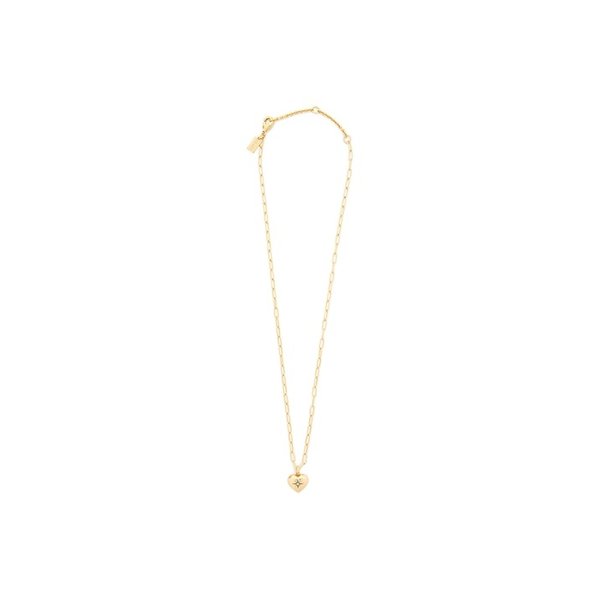 코치 아이코닉 하트 여성 목걸이 451072 GLD 710