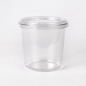 KP-24 투명 디저트컵 델리컵 과일 쿠키 포장 배달 100세트 (용기+뚜껑)