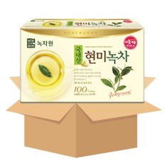 국내산 현미녹차 100티백 1BOX(20입수)