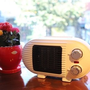 환기가 필요없는 PTC 미니팬히터 온풍기 히터 화이트