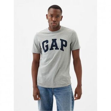 갭 Everyday 소프트 갭 GAP 로고 티셔츠 반팔 헤더 그레이 7970365