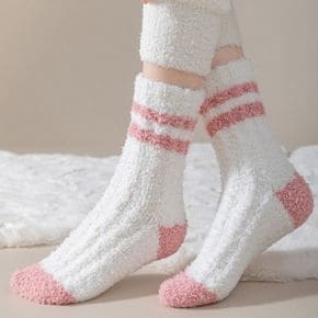 도톰 뽀송 온도업 수면 양말 덧신 발따뜻 온열 보온양말 산모양말 겨울양말 롱수면양말 남성수면양말