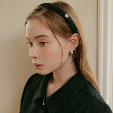 룩캐스트 사샤 트위드 헤어밴드 / SASHA TWEED HAIRBAND_2colors