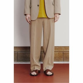 [snug] beige wide fit pants (set-up)_CWPAM23442BEX