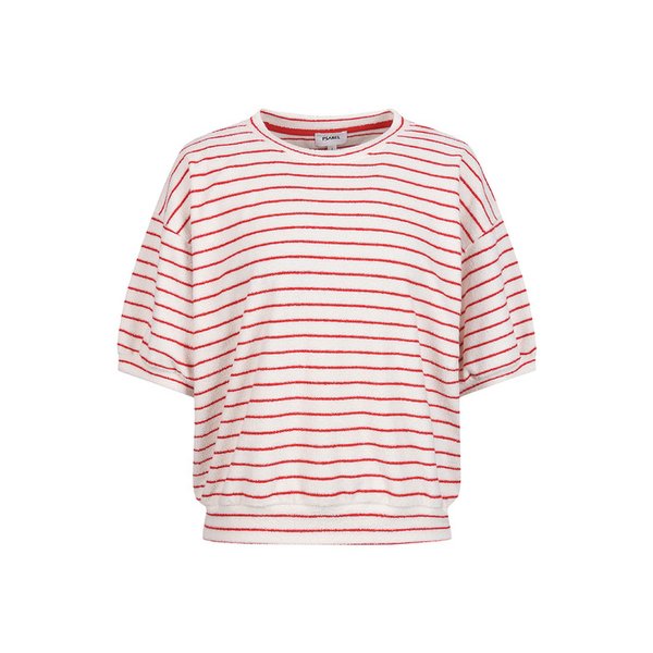 썸머 테리 스트라이프 티셔츠 MW4ME407