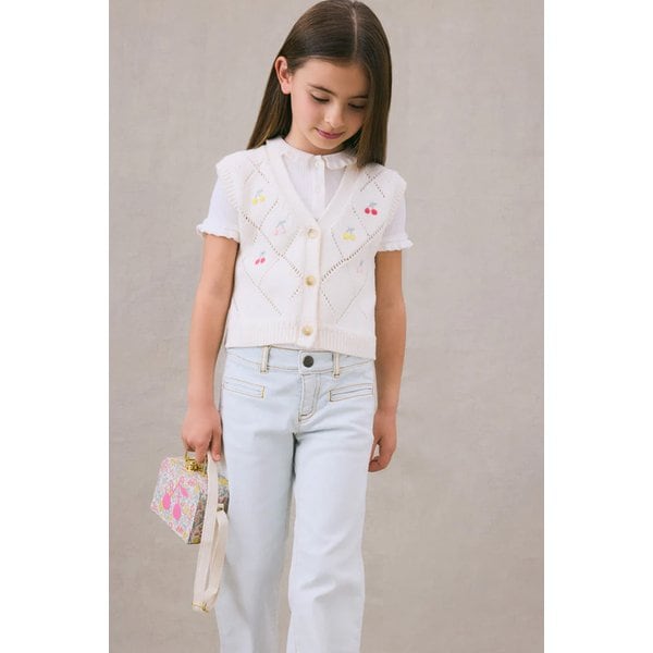 [여주점] 24FW 여아 체리 니트 베스트(P04GCAK00001)
