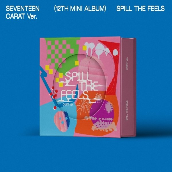 [CD][랜덤]세븐틴 - 미니 12집 [Spill The Feels] Carat Ver. / Seventeen - 12Th Mini Album [Spill The Feels] Carat Ver.  {10/14발매}