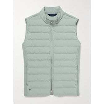 PETER MILLAR 피터 밀러 윈섬 하이브리드 퀼티드 스트라이프 쉘 피케 조끼 46376663163005994