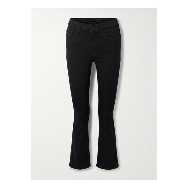 더 인사이더 크롭 하이라이즈 부츠컷 진 블랙 1647597349715527