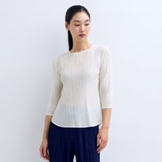 밑단 라운드 7부 A라인 티셔츠_EPTSS125010