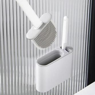 제이큐 다세코 실리콘 변기청소솔 다용도 변기솔 화장실 청소도구 벽걸이 틈새 욕실 브러쉬 2in1