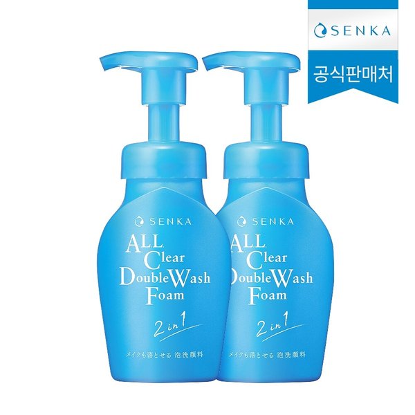 올 클리어 더블 워시 폼 150ml 2개
