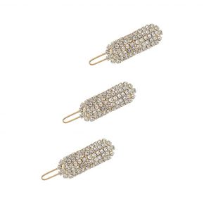 4747017 Ettika 3-Pack Crystal Barrettes