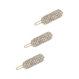 이스퀘어 4747017 Ettika 3-Pack Crystal Barrettes