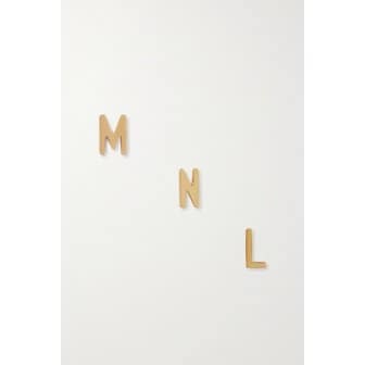 STONE AND STRAND 스톤 앤 스트랜드 이니셜 골드 싱글 귀걸이 2204324140004803