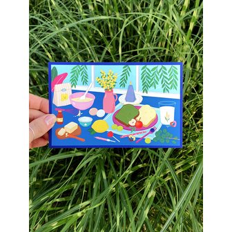 NIJI 홈베이킹_파운드 케이크 / 엽서 (postcard)