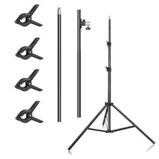 LT-216 촬영용 배경걸이 스탠드 + VDR-102 PVC 포토 배경지 100X200cm SET (사진영상 제품 소품 촬영 등)