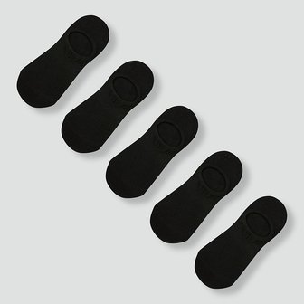 JAJU 여 코튼 하이컷 페이크 삭스 5족 J145903002099