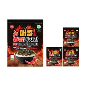 김자반 매콤 불닭 돌자반 돌김자반 50g, 4개